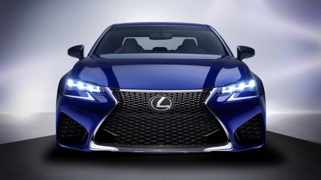 Blue car spotlight hood headlight free wallpaper for desktop - medium preview image