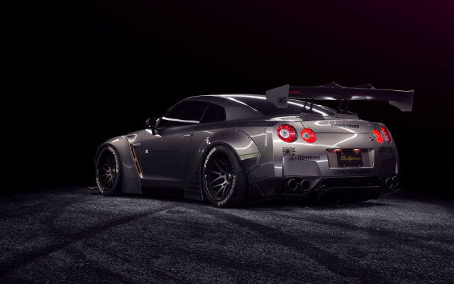 Silver sports car red light #3 free wallpaper for desktop - medium preview image