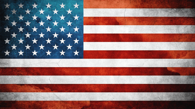 Grungy american flag faded background #2 free wallpaper for desktop - medium preview image