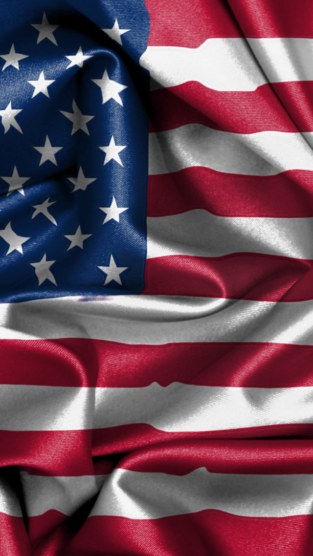 Detailed american flag design image free wallpaper for mobile - medium preview image