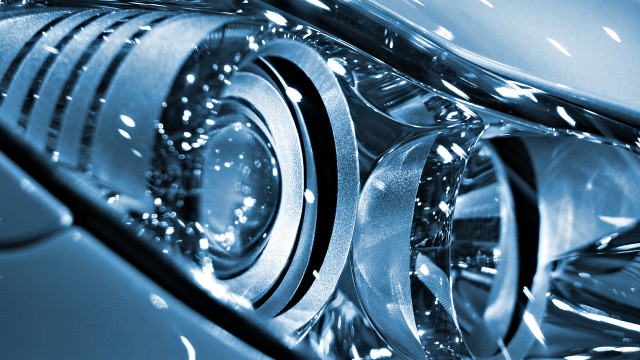 Chrome grille engine blue white free wallpaper for desktop - medium preview image