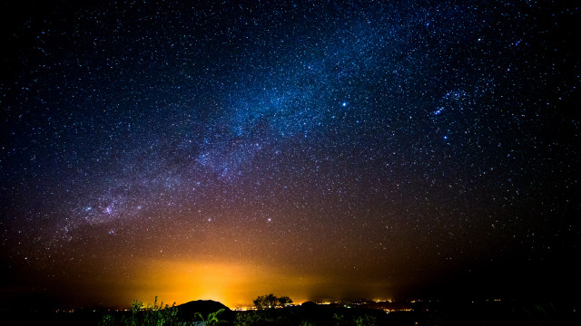 Night sky stars bright light #5 free wallpaper for desktop - medium preview image
