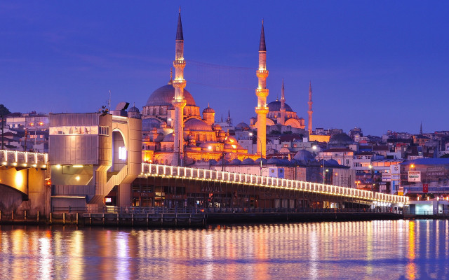 Bridge tokyo night cityscape lights free wallpaper for desktop - medium preview image