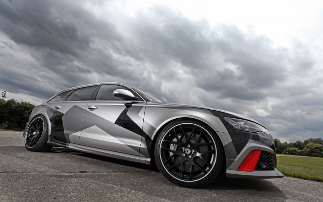 Silver car black red design free wallpaper for desktop - medium preview image