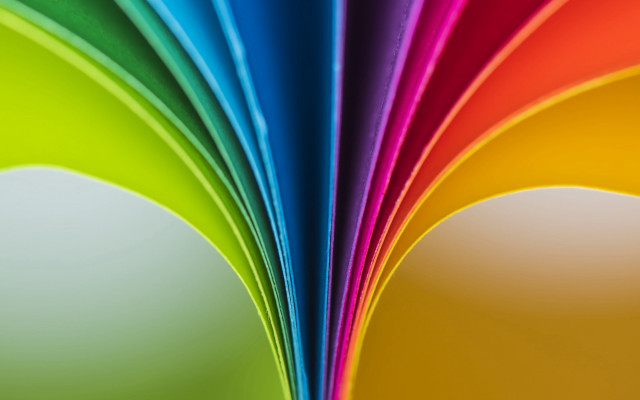 Multicolored background white circle full free wallpaper for desktop - medium preview image