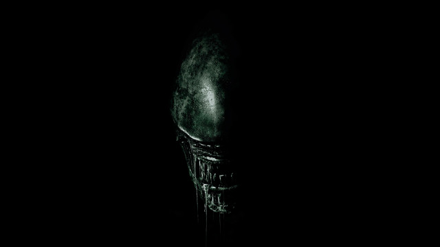 Creepy alien head light neo free wallpaper for desktop - medium preview image