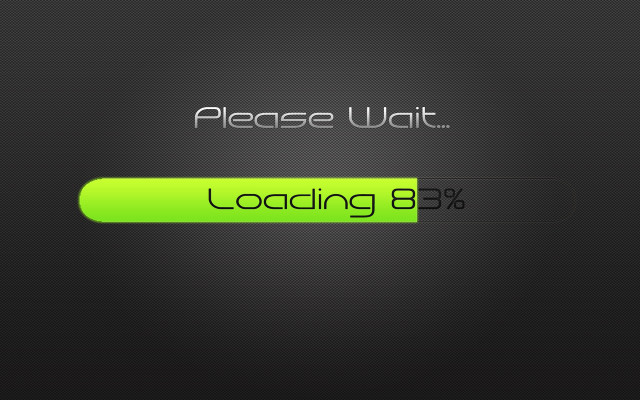 Loading bar loading please wait free wallpaper for desktop - medium preview image