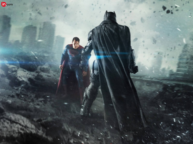 Batman scene city clouds poster free wallpaper for desktop - medium preview image