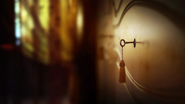 Clock tassel window curtain arts free wallpaper for desktop - medium preview image