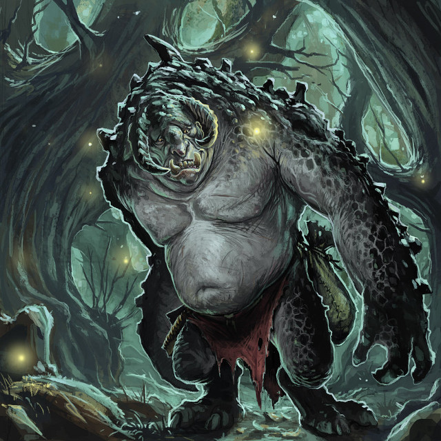 Large creature forest light face free wallpaper for tablet - medium preview image