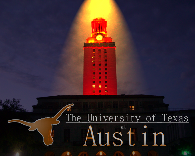 Texas ustin clock night light free wallpaper for desktop - medium preview image