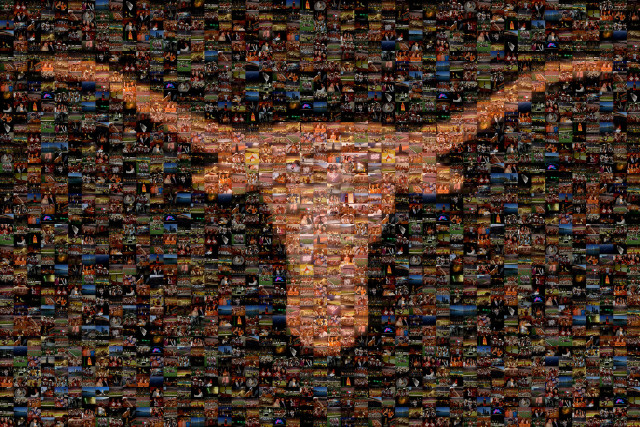 Bull head mosaic pixelart pokemon free wallpaper for desktop - medium preview image
