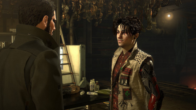 Man suit dark room mirror free wallpaper for desktop - medium preview image