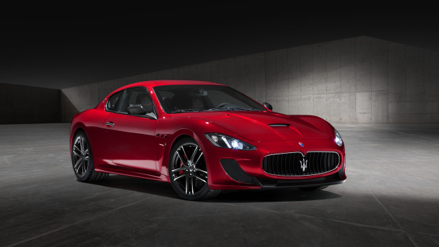 Red sports car dark room #95 free wallpaper for desktop - medium preview image