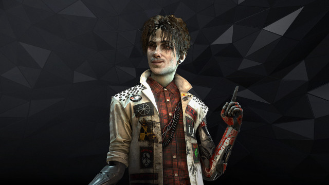 Man knife jacket black background free wallpaper for desktop - medium preview image