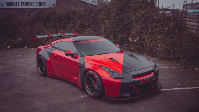 Red black sports car cobra #2 free wallpaper for desktop - medium preview image