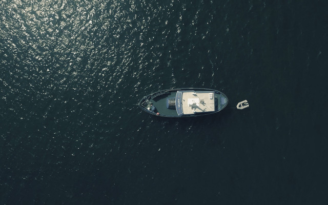Boat dock clock water fireworks free wallpaper for desktop - medium preview image