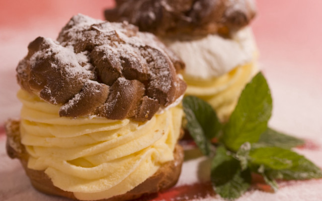 Pastries mint plate rococo pastel free wallpaper for desktop - medium preview image