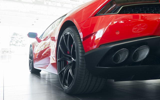 Red sports car garage black #9 free wallpaper for desktop - medium preview image