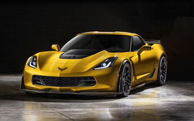 Yellow sports car dark room #30 free wallpaper for desktop - medium preview image