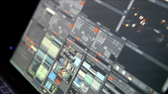 Computer screen multiple screens keyboard free wallpaper for desktop - medium preview image