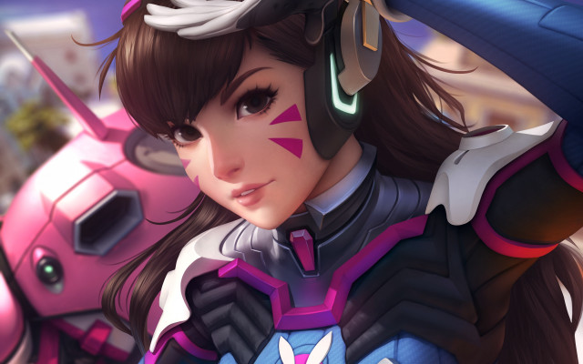 Woman helmet sci fi armor free wallpaper for desktop - medium preview image