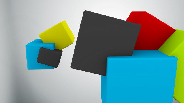 Colorful object white gray black free wallpaper for desktop - medium preview image