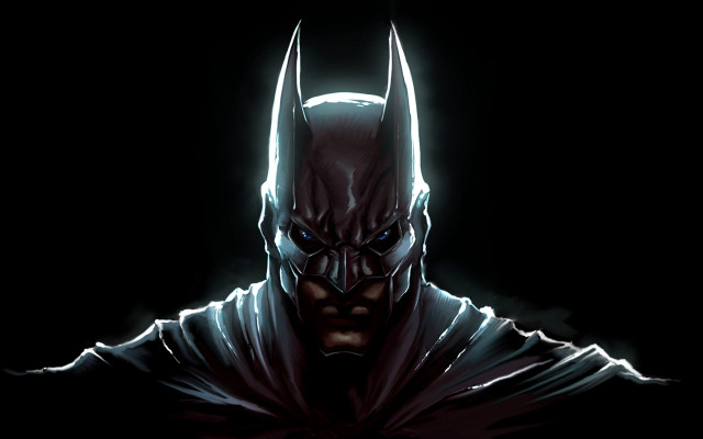 Batman blackarmor glowingeyes helmet spikes free wallpaper for desktop - medium preview image