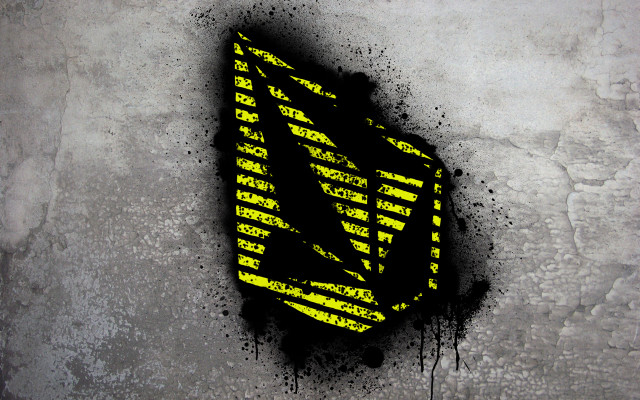 Yellow black art wall black free wallpaper for desktop - medium preview image