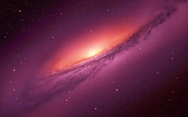 Purple red galaxy sky stars free wallpaper for desktop - medium preview image