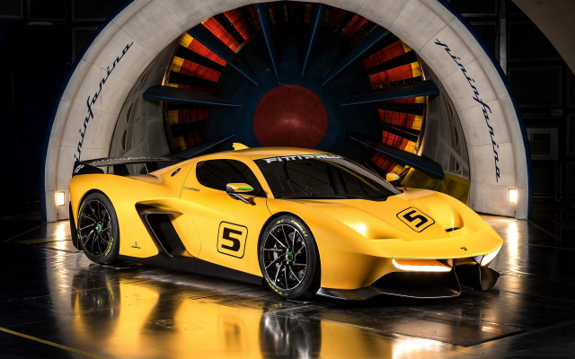 Yellow sports car tunnel wheel free wallpaper for desktop - medium preview image
