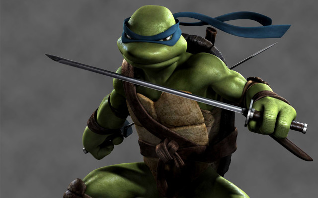 Teenage ninja turtle sword helmet free wallpaper for desktop - medium preview image