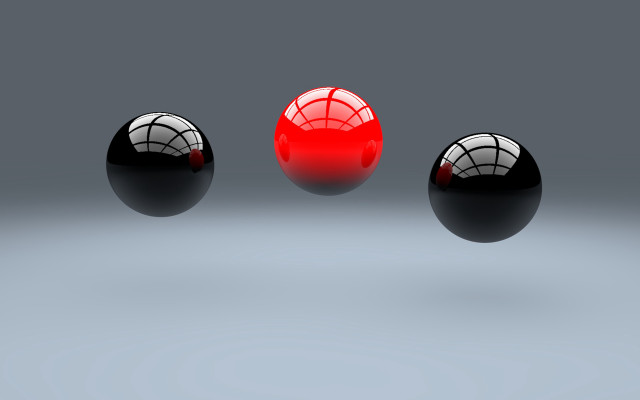 Red poke ball raytracing group free wallpaper for desktop - medium preview image