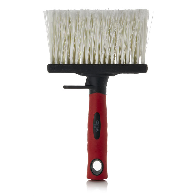 Red black brush white background free wallpaper for tablet - medium preview image