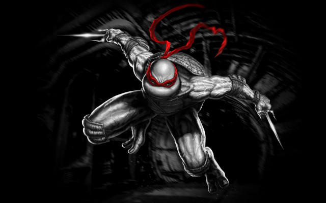 Spiderman sword armor red lines free wallpaper for desktop - medium preview image