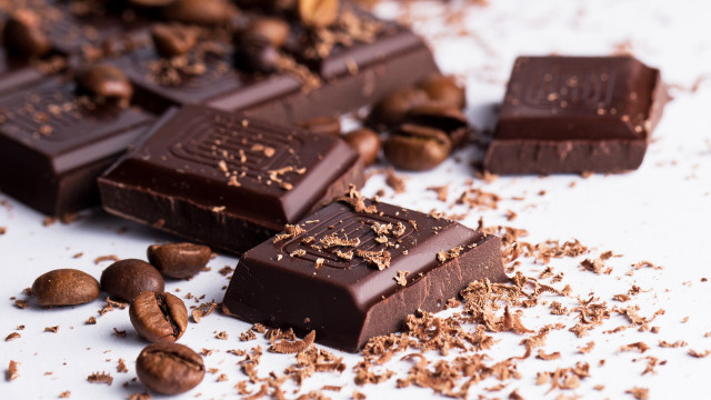 Chocolates nuts coffee beans autumn free wallpaper for desktop - medium preview image