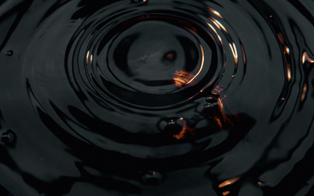 Black orange swirl water black free wallpaper for desktop - medium preview image