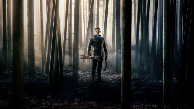 Man forest archer foggy background free wallpaper for desktop - medium preview image