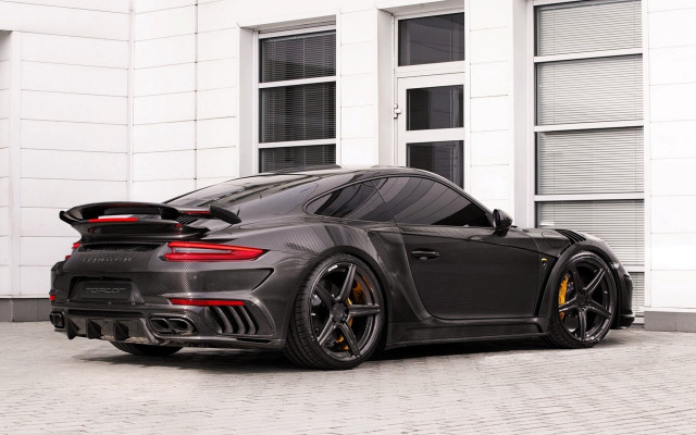 Black porsche red brake pad free wallpaper for desktop - medium preview image