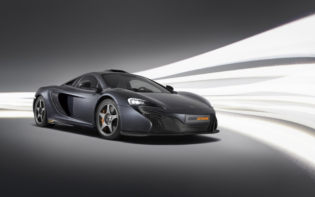Black sports car light tunnel free wallpaper for desktop - medium preview image