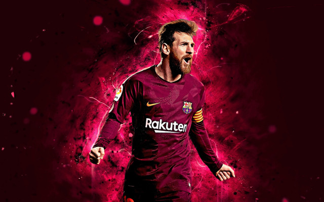 Man soccer uniform red paint free wallpaper for desktop - medium preview image