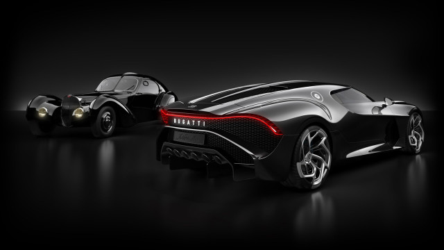 Futuristic car red taillight black free wallpaper for desktop - medium preview image