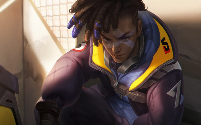 Afrofuturism overwatch dreadlocks male jacket free wallpaper for desktop - medium preview image