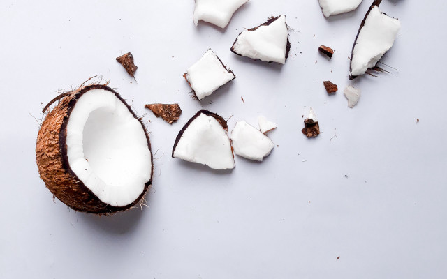 Half eaten coconut icing chocolate free wallpaper for desktop - medium preview image