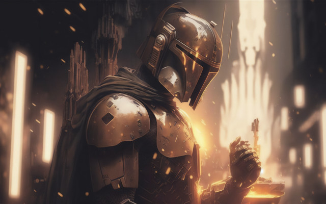 Star wars character dark city free wallpaper for desktop - medium preview image