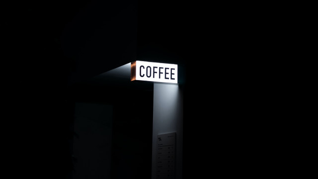 Lit coffee sign evariste luminais free wallpaper for desktop - medium preview image