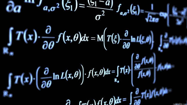 Blackboard white chalk numbers analytical free wallpaper for desktop - medium preview image