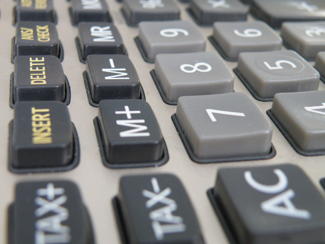 Calculator keys closeup letters numbers free wallpaper for desktop - medium preview image