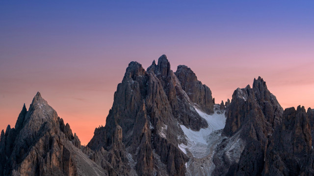 Mountain range pink sky snow #4 free wallpaper for desktop - medium preview image