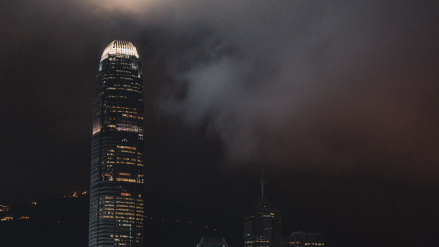 Tall building city lights night #2 free wallpaper for desktop - medium preview image